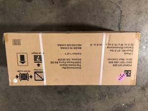 Husky Ready-to-Assemble 24-Gauge Steel Wall Mounted Garage Cabinet in Black (28 in. W x 29.7 in. H x 12 in. D) Customer Returns See Pictures