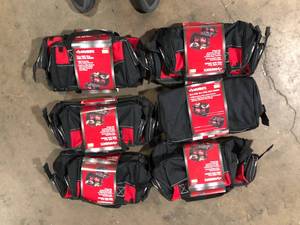 Lot of Husky 12 in. and 15 in. Tool Bag Combo Customer Returns See Pictures