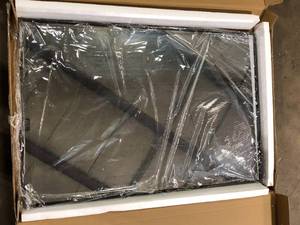HusGLSLAND 24 in. W x 36 in. H Rectangular Metal Framed Wall Bathroom Vanity Mirror Black Customer Returns See Pictures