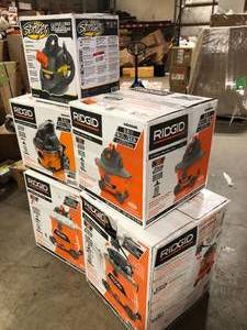 Lot of Assorted WetDry Shop Vacs Various Models and Conditions  Customer Returns See Pictures