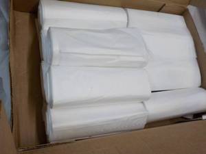 lot 5 image: 250 Trash Clear Bags 20-30 gallon...