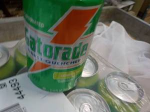 lot 27 image: 23 x 11.6 oz Cans Gatorade Lemon Lime