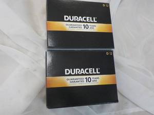 lot 62 image: 24 ct Duracell Size D Batteries...
