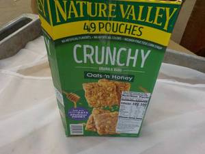 lot 74 image: 47 Nature Valley Pouches Oats n Honey