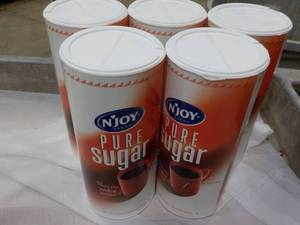 lot 93 image: 5 NJOY Pure Sugar 22 oz each...