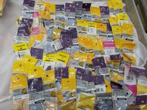 lot 174 image: 35 Hooks and Wood Screws- variety of each