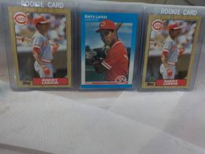 lot 183 image: 3 Barry Larkins Cards in a Protective Sleeves