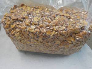 lot 357 image: 12 12 lb. Bag Honey Roasted Cashews Halves and Pieces