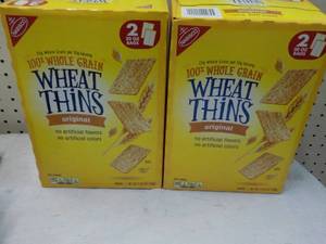 lot 360 image: 2 x 2 lb. 8 oz Boxes Nabisco Wheat Thins