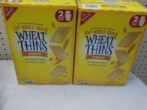 lot 361 image: 2 x 2 lb. 8 oz Boxes Nabisco Wheat Thins