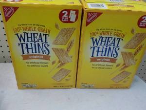 lot 364 image: 2 x 2 lb. 8 oz Boxes Nabisco Wheat Thins