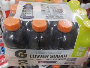 lot 380 image: 12 pack Gatorade Lower Sugar Grape...