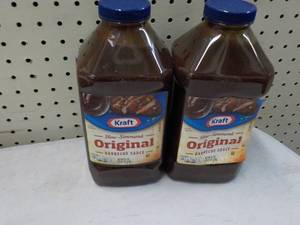 lot 385 image: 2 x 5 lb. 5 oz Jugs Kraft Barbecue Sauce Original