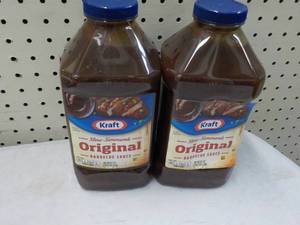 lot 386 image: 2 x 5 lb. 5 oz Jugs Kraft Barbecue Sauce Original