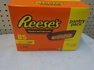 lot 396 image: 85 ct Reeses Snack Size Peanut Butter Cups