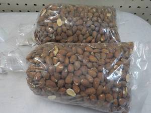 lot 397 image: 2 x 2 lb. bags Roasted Whole Almonds