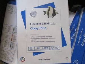 lot 115 image: Hammermill Copy Paper appx 4500 sheets