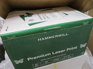 lot 161 image: Premium Copy Paper Hammermill, 2500 sheets
