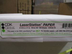 lot 162 image: Lass Station Paper- 5000 sheets...