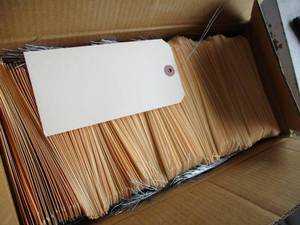 lot 211 image: Shipping Tags 1000 ct...