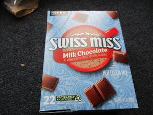 lot 212 image: Swiss Miss Hot Chocolate Keurig Pods 22 ct