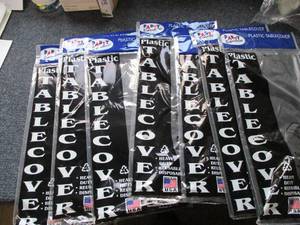 lot 228 image: 7 Plastic Table Clothes...