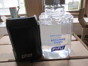 lot 240 image: Purell Hand Sanitizer and Dispensers - 6 ct