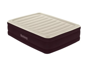 Bestway Maroon 20 Queen Air Mattress with Built-in Pump