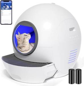 ELSPET Self-Cleaning Cat Litter Box Extra Large Smart Automatic Cat Litter Box with APP Control For Parts Or Repair