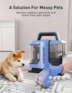Aspiron Carpet Cleaner Machine, Upholstery Cleaner Machine with 2 Cleaning Tools, Dual Large Tanks, Portable Lightweight Spot Cleaner