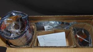 Black Lampshades Set of 2, Drum Lampshades with Crystal Design