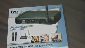 Pyle PDWM2135 VHF Fixed Frequency Wireless Microphone System Adjustable Volume 068888758307