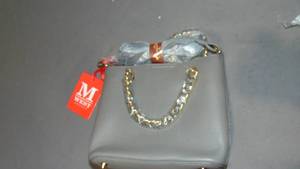 Montana West Handbag  Chain Shoulder gray