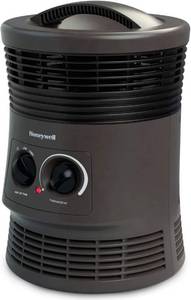 Honeywell HHF360V 360 Degree Surround Fan Forced Heater Thermostat & 2 Heat Settings,