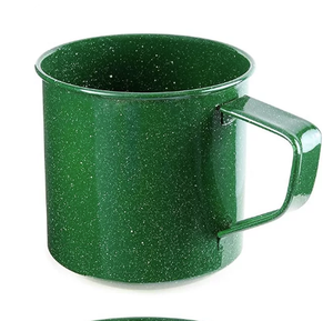 12 Pack Lot Darware Enamel 16oz Coffee Mugs, Set of 12 , Metal Cups for Camping  Lightweight and Portable