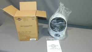 PARIS RHNE Fan for Bedroom, 11 Inch Oscillating Table Fan with LED Display, 70ft Powerful Airflow,