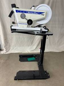 lot 20 image: MSRP $4500 Wheelchair Accessible Aerobic Fitness Colorado Cycle Physical Therapy Exercise Handicap Arm Bike With Adjustable Height Stand - Excellent Working Condition