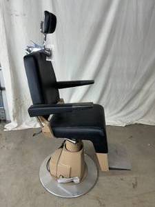 lot 39 image: Walman Optical Instruments Reliance 665 Electric HiLow Ophthalmic Ophthalmology Exam Chair - Good Working Condition