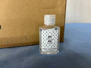 lot 56 image: 1 Case (200 each) NEW 81TJF001 1.7 fl. oz. BE Strong BE Well Hand Sanitizer 