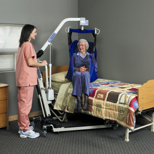 lot 30 image: MSRP $3500 Invacare RPL450-1 Reliant Electric Patient Lift with Scale & Charger - Weight Capacity 450 lbs. - Great Working Condition