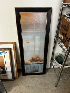lot 110 image: Framed Art Measuring 16 x 40