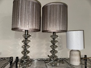 lot 152 image: Three Table Lamps As Seen In Photo
