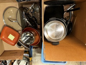 lot 169 image: Large Lot of Misc Cookware