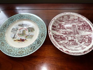lot 64 image: Two Vintage North Dakota Plates