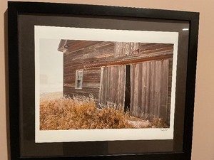 lot 210 image: Andy Hall Print Framed Measuring 26 Inches Wide By 22 Inches Tall.