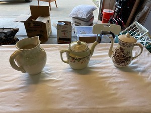 lot 196 image: Three Vintage Pitchers