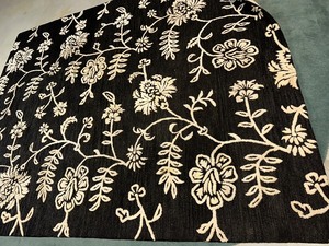lot 265 image: Bashian Verona 79 x 99 LC 108 Black And White Area Rug