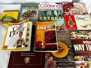 Large Collection of Cookbooks