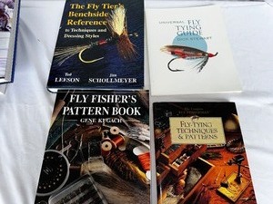 Fly Fishing Tying Books - Fly Fishers Pattern Book, The Fly Tiers Benchside Reference, Universal Fly Tying Guide, and Fly-Tying Techniques & Patterns