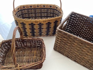 Three Woven Baskets.